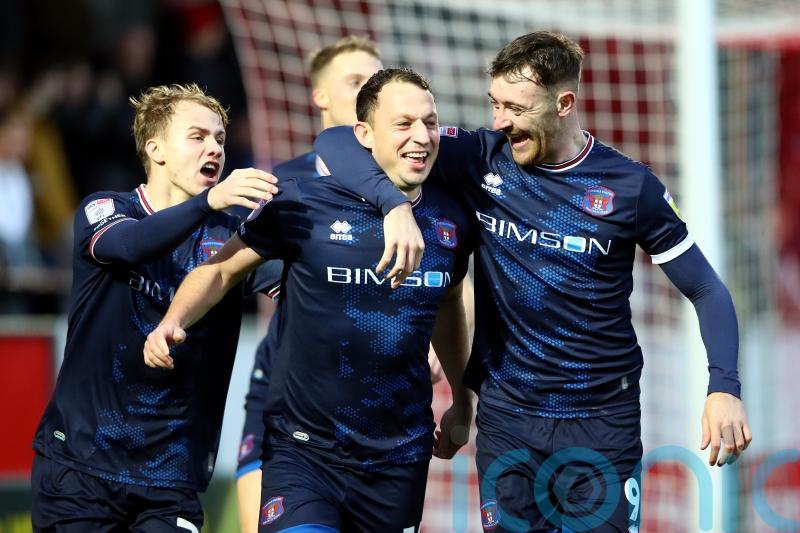Kristian Dennis double helps Carlisle hammer Salford