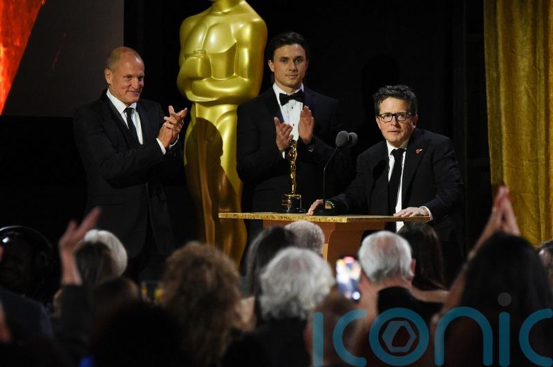 Michael J Fox among stars recognised with honorary Oscars at Governors Awards
