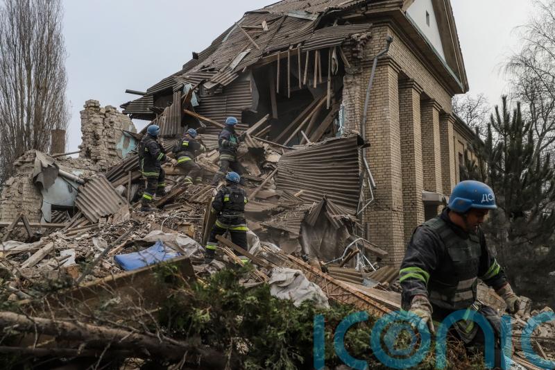 Newborn baby killed as Russian rocket strikes hospital in eastern Ukraine