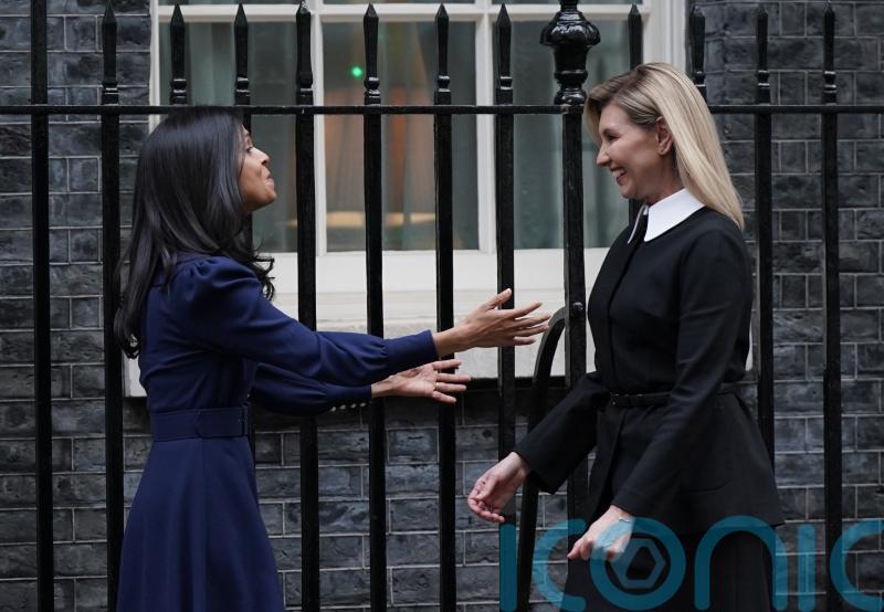 Ukraine’s First Lady visits Downing Street during London trip