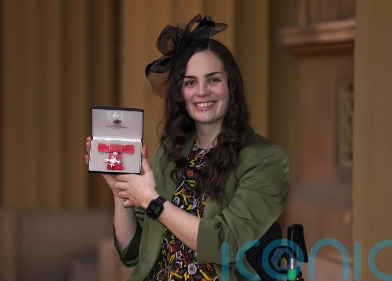Paralympic gold medal swimmer Tully Kearney hopes MBE will inspire others