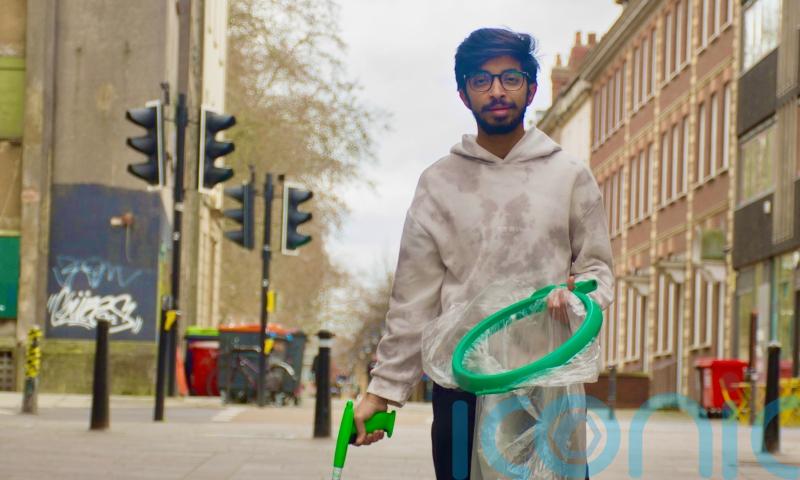 Indian ‘plogger’ starts 30 city clean-up tour of UK