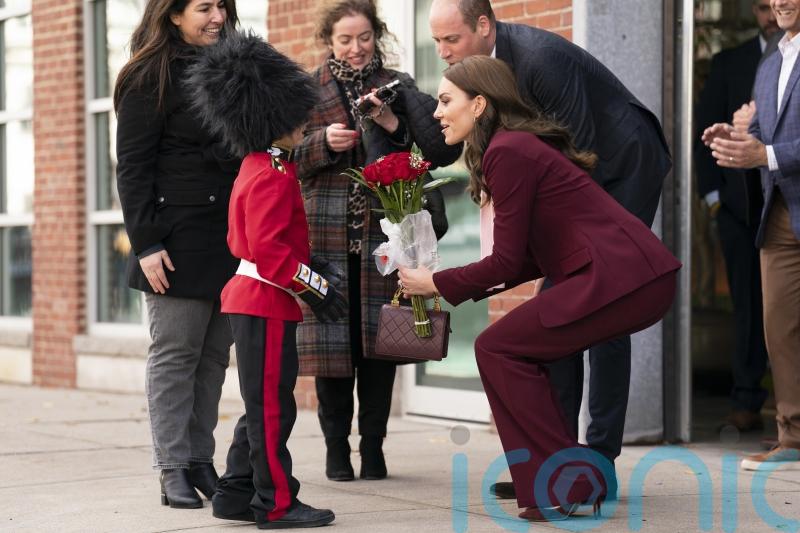 William and Kate meet entrepreneurs in Boston amid growing race row
