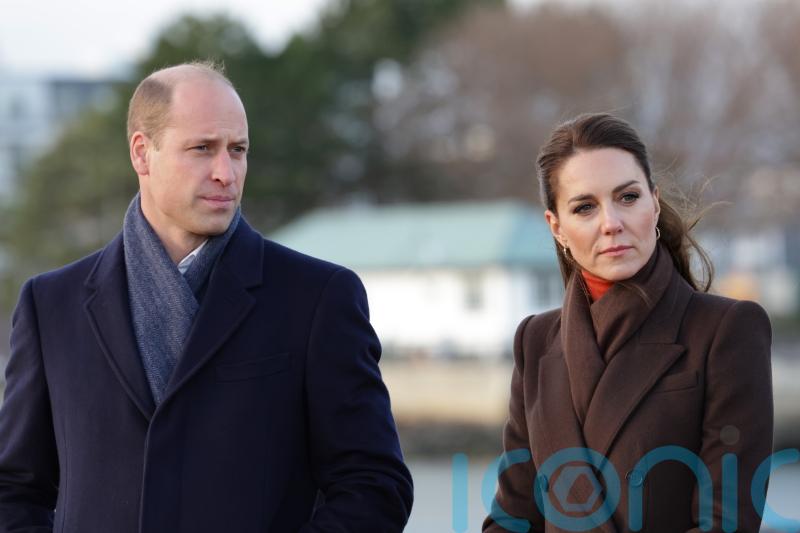 William and Kate shiver in cold weather at threatened Boston waterfront