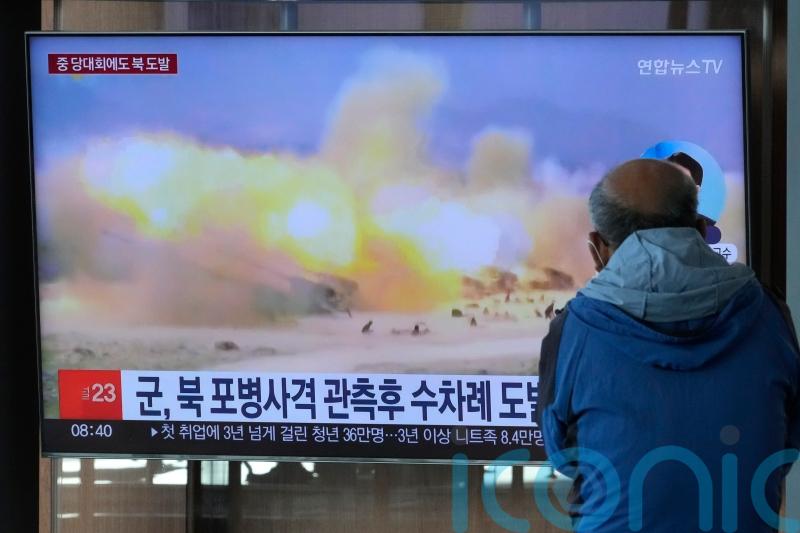 North Korea fires artillery near border in warning to South Korea