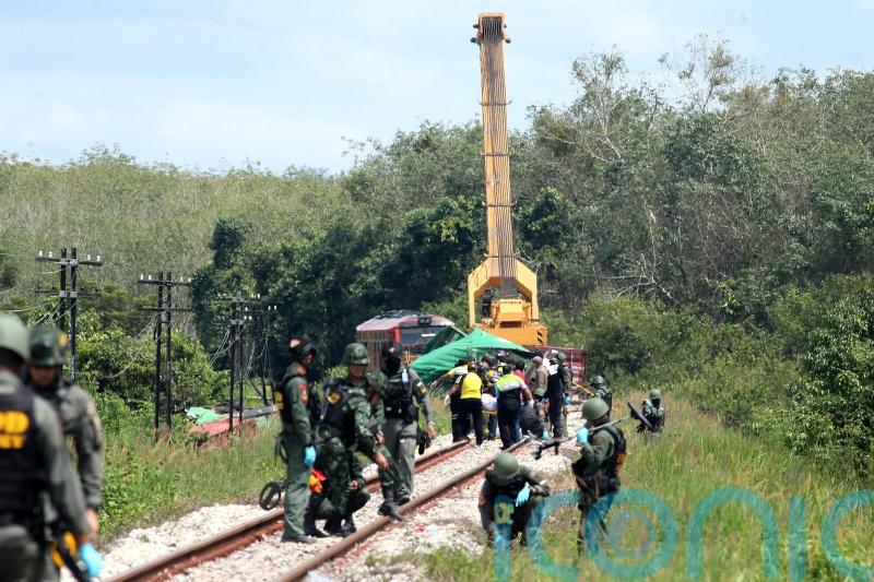 Three railway workers killed in Thai train bombing