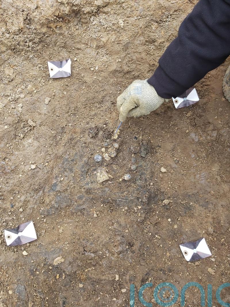 1,300-year-old necklace among treasures found buried at housing development site