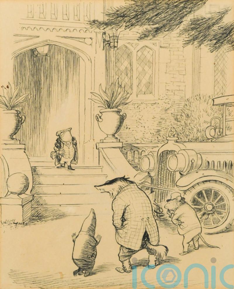 Wind In The Willows illustration sells at auction for more than £33,000