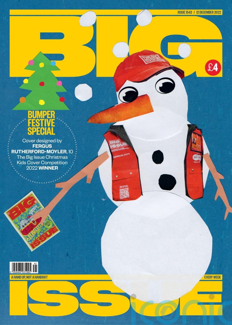 10-year-old wins Big Issue Christmas cover design contest