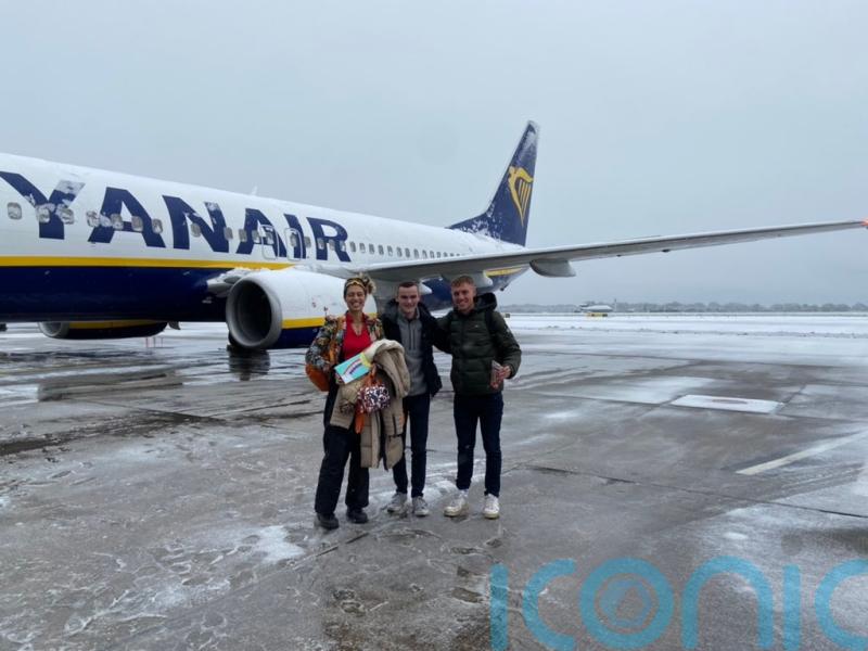 Snow closure at Manchester Airport leaves passengers stranded for hours