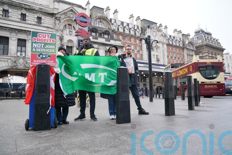 Month of rail chaos begins with first 48-hour strike, as nursing walkout looms