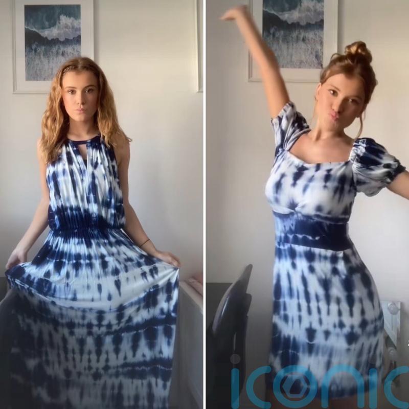 Thrifty TikToker buys cheap charity shop items and transforms them into her own clothes, saving hundreds of pounds