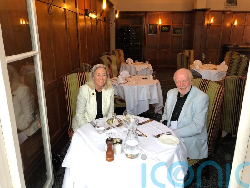 Octogenarians who wed after their trolleys collided at a supermarket looking forward to first Christmas as married pair