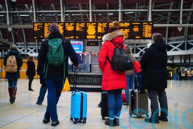 Rail strikes: Passengers urged to complete Christmas Eve journeys by lunchtime