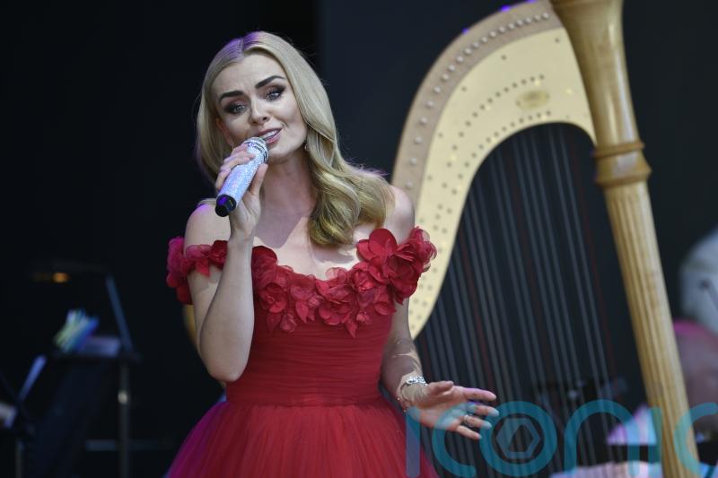 Katherine Jenkins reunited with lost luggage before singing at Pope’s concert