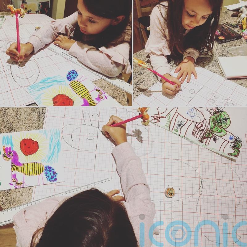Eight-year-old proud of turning children’s drawings into toys with her mother