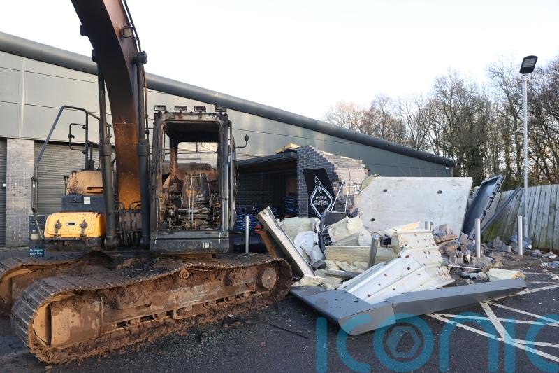 Stolen digger used to rip out ATM in Co Armagh theft