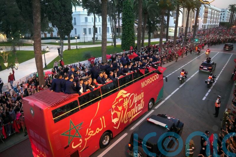 Jubilant Morocco welcomes home history-making World Cup team