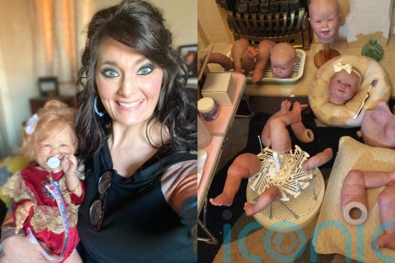 Mother makes lifelike baby dolls – some with real human hair – for women who have had miscarriages to help them cope