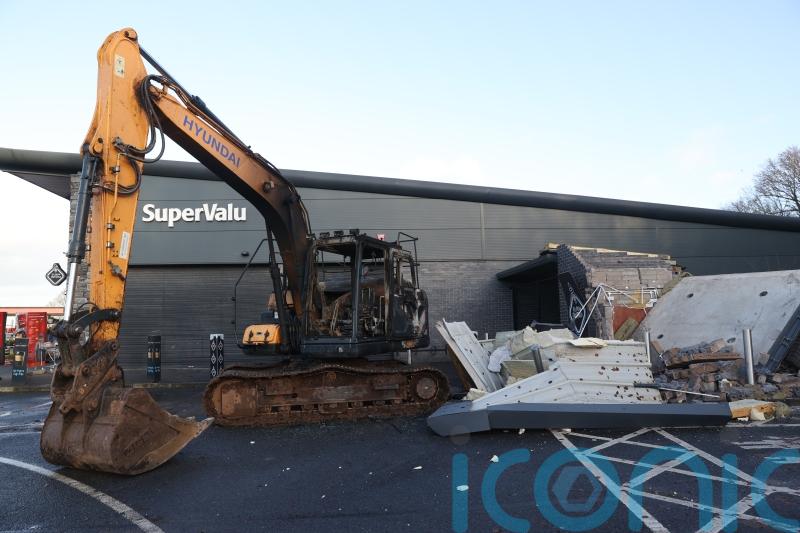 Man charged over incident in which digger was used to steal ATM