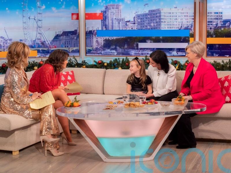 Susanna Reid reunited with singing Ukrainian girl during GMB Christmas special