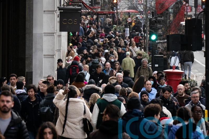 Number of Christmas Eve shoppers jumps to ‘unusual’ level amid rail strikes