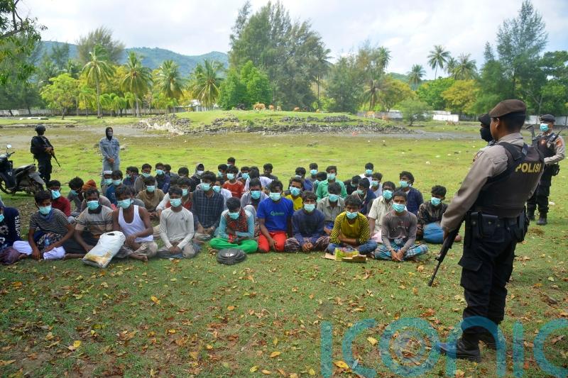 58 Rohingya Muslims land on beach in Indonesia’s Aceh