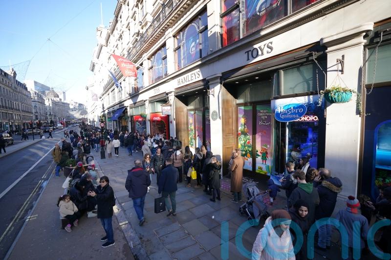Boxing Day morning shopper footfall up by half on last year, data suggests