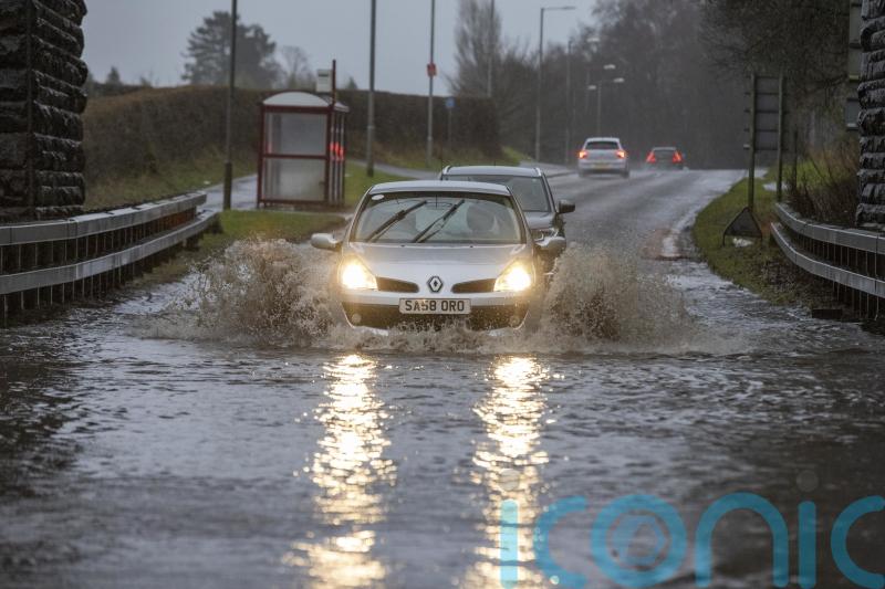 Travel disruption as heavy rain across Scotland sparks floods