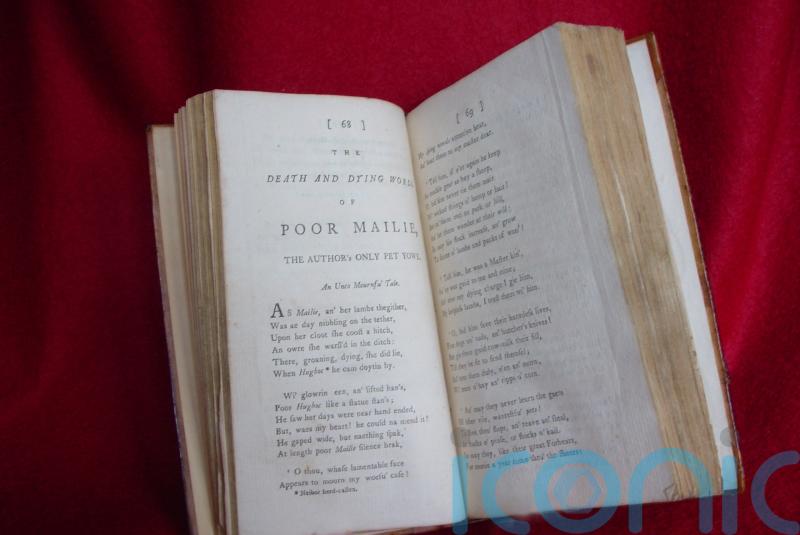 Rare Robert Burns book saved from destruction to go on display
