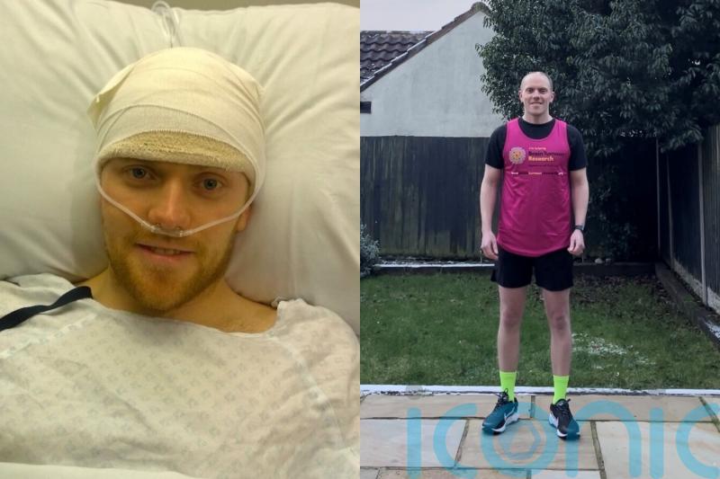 Brain tumour patient who has outlived ‘crushing’ five-year prognosis finds love and now plans to run London Marathon