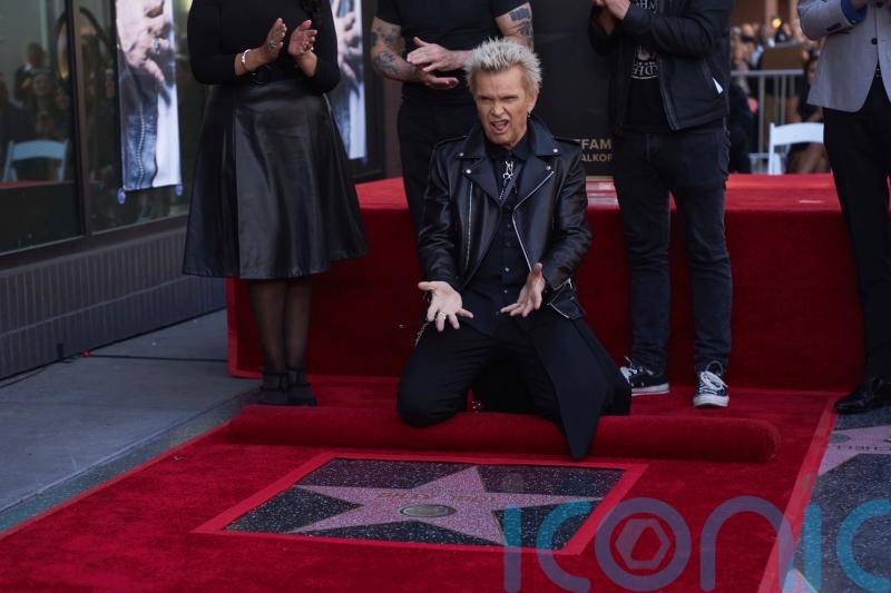 Billy Idol: Getting Hollywood Walk Of Fame star is like out of body experience