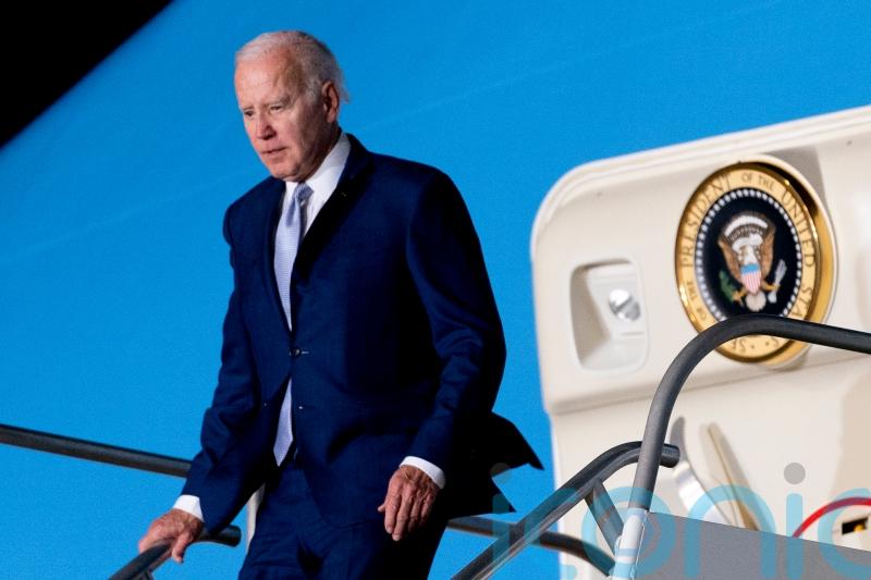 Biden flies in to Lopez Obrador’s new airport for summit