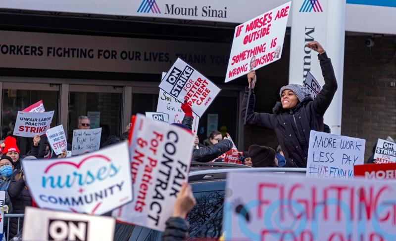 Nurses strike for second day at two major New York City hospitals