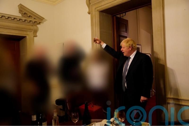 Boris Johnson joked about being at the ‘most unsocially distanced party in UK’