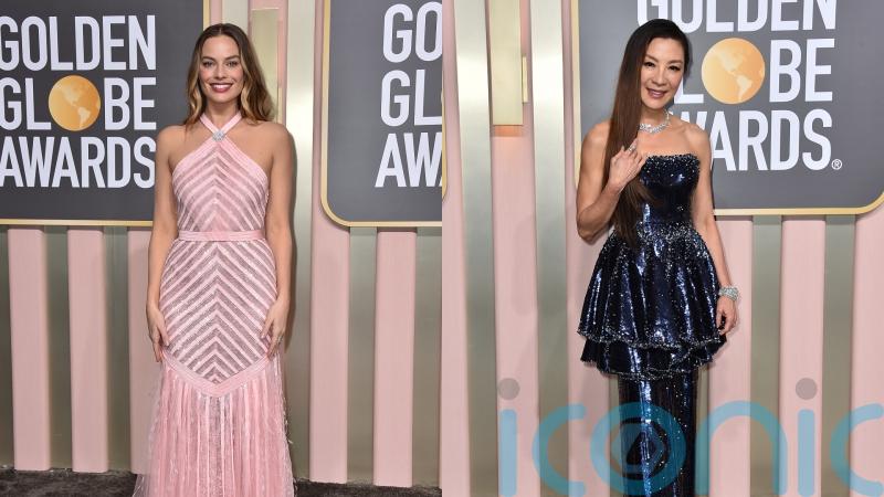 From Margot Robbie to Michelle Yeoh, all the best looks from the Golden Globes