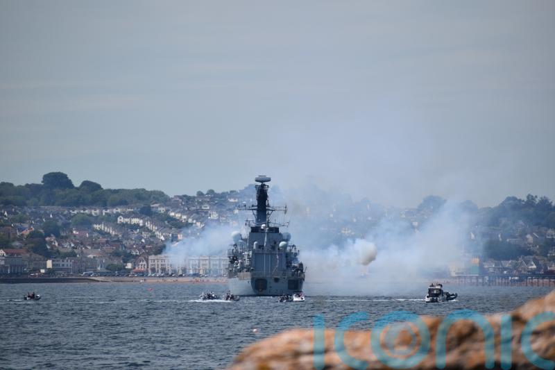 Royal Navy tracking Russian warship sailing ‘close to the UK’ in the  North Sea