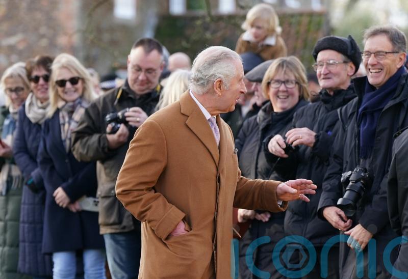 King on first public engagement since release of Harry’s book