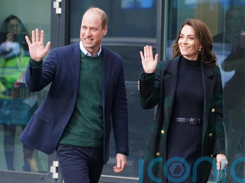 William and Kate look relaxed in first public outing since Harry&rsquo;s book release