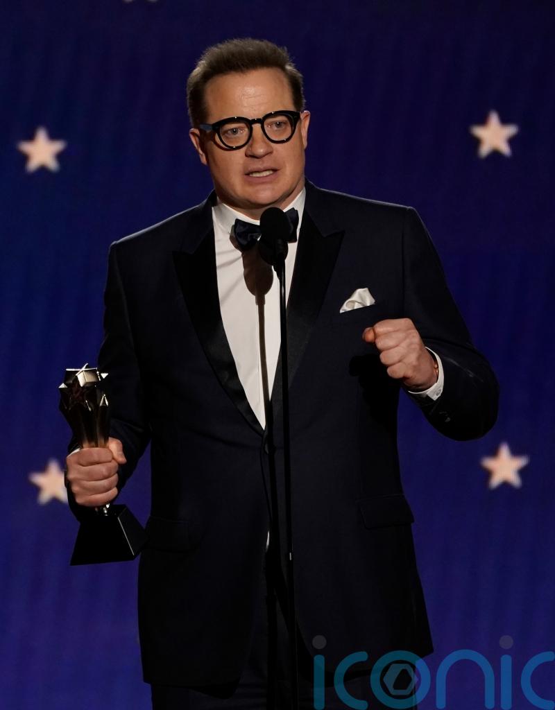 Tearful Brendan Fraser hails comeback from ‘the wilderness’ following CCA win