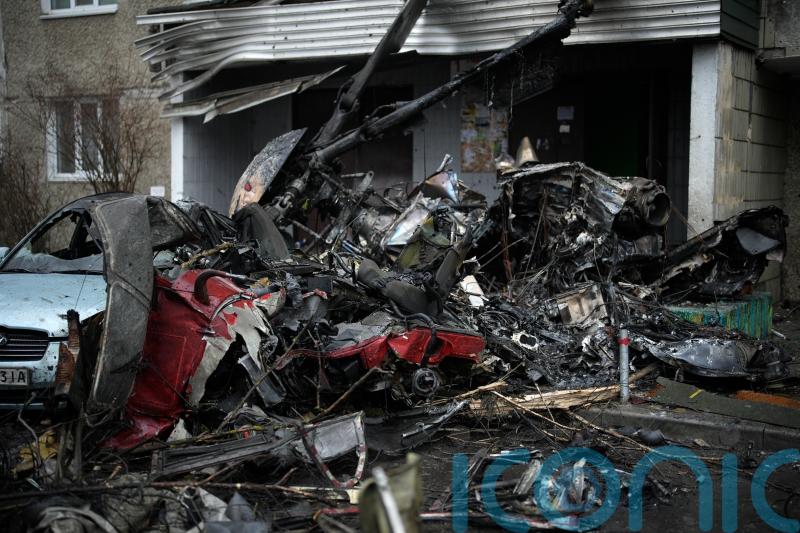 Ukraine’s interior minister among at least 14 killed in helicopter crash