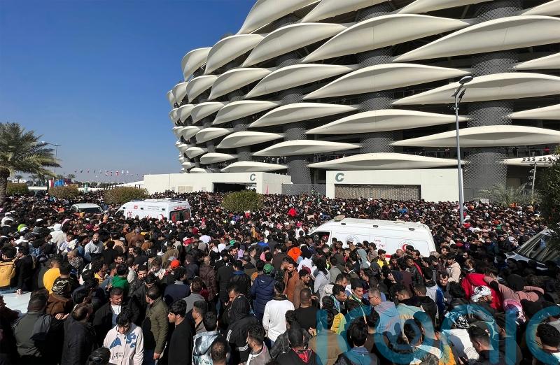 Two killed and dozens hurt in stampede outside stadium ahead of Gulf Cup final