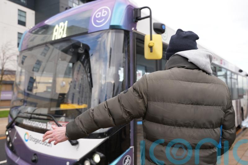 Passengers travel on full-size self-driving bus in UK first