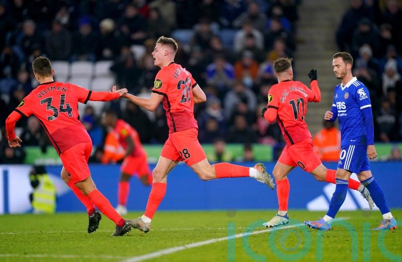 Evan Ferguson nets late equaliser as Brighton leave Leicester with a point
