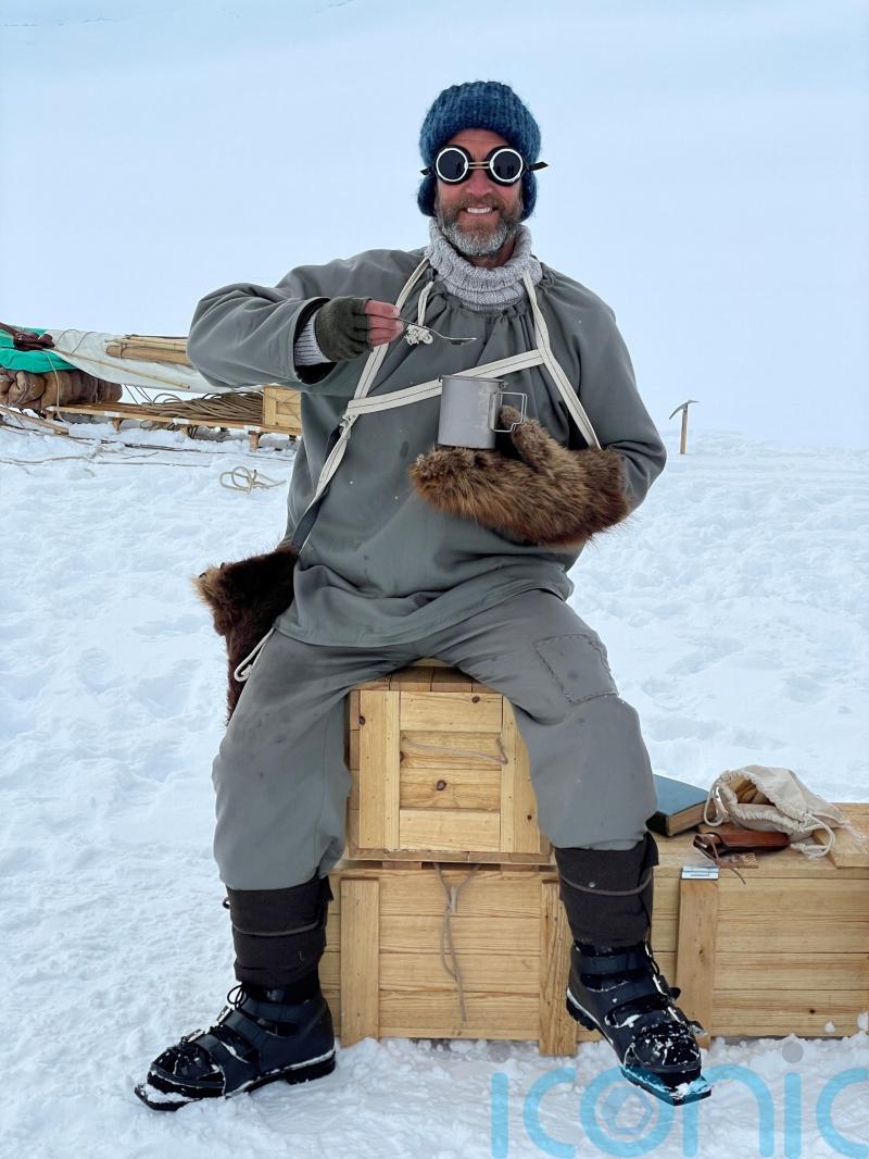 Ben Fogle recreates Scott and Amundsen’s Antarctic journeys with their equipment