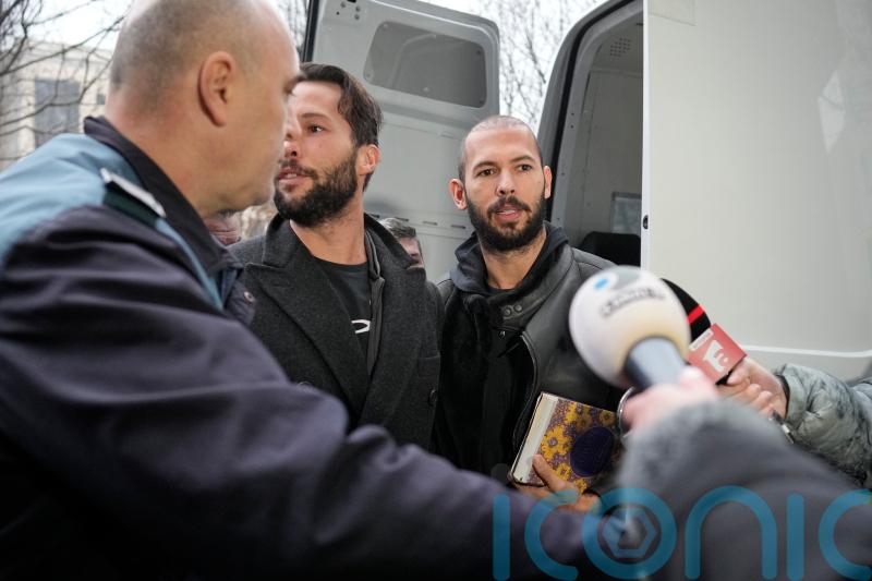Andrew Tate appears for second day of forensic device searches