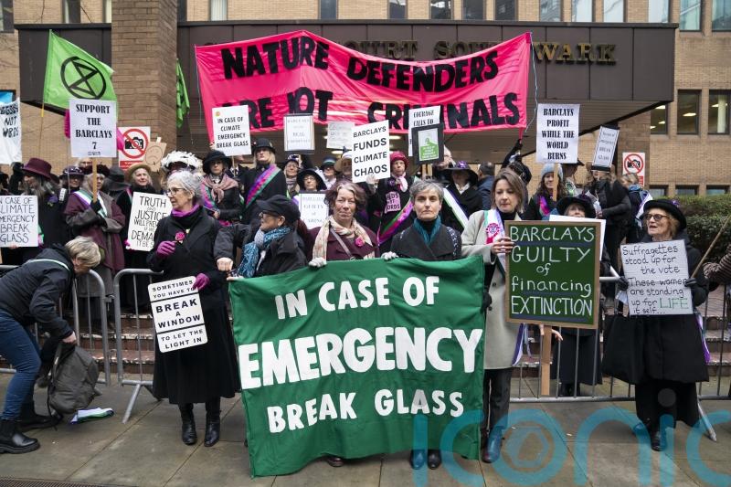 Climate protesters spared jail after smashing Barclays windows
