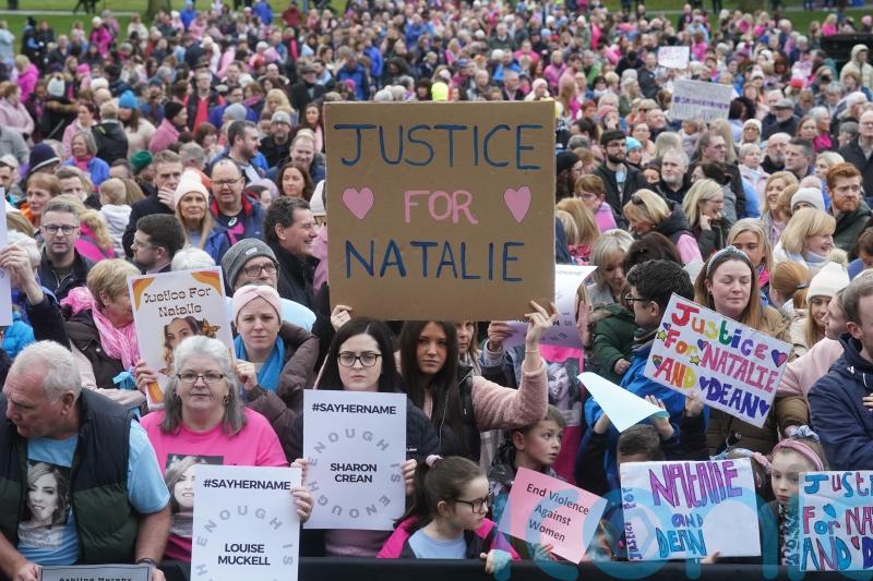 Violence against women scourge on society, Natalie McNally’s brother tells rally