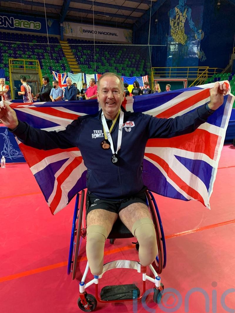 Bilateral amputee, 67, goes for gold after rediscovering love for table tennis