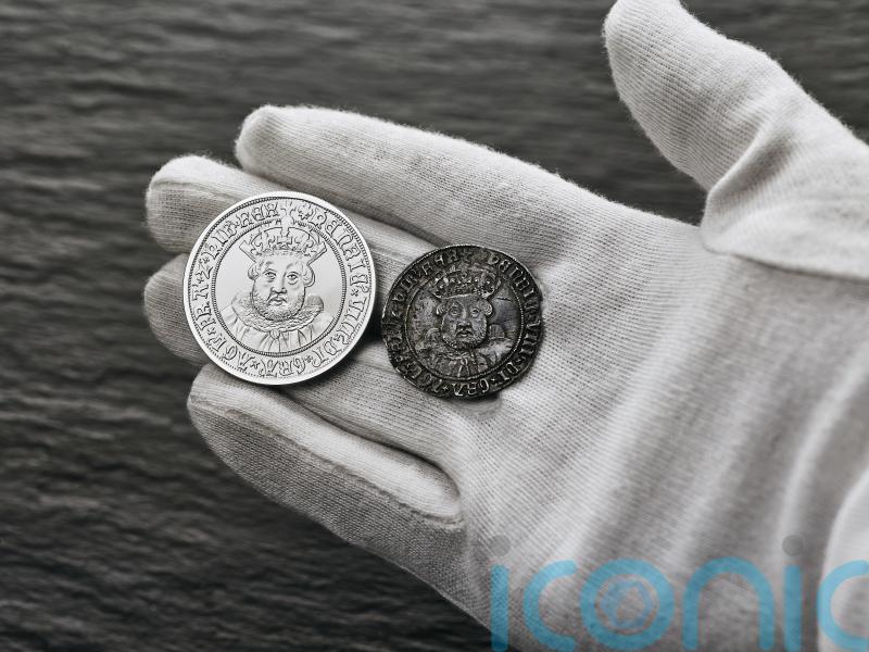 Remastered portrait of Henry VIII on Royal Mint coins
